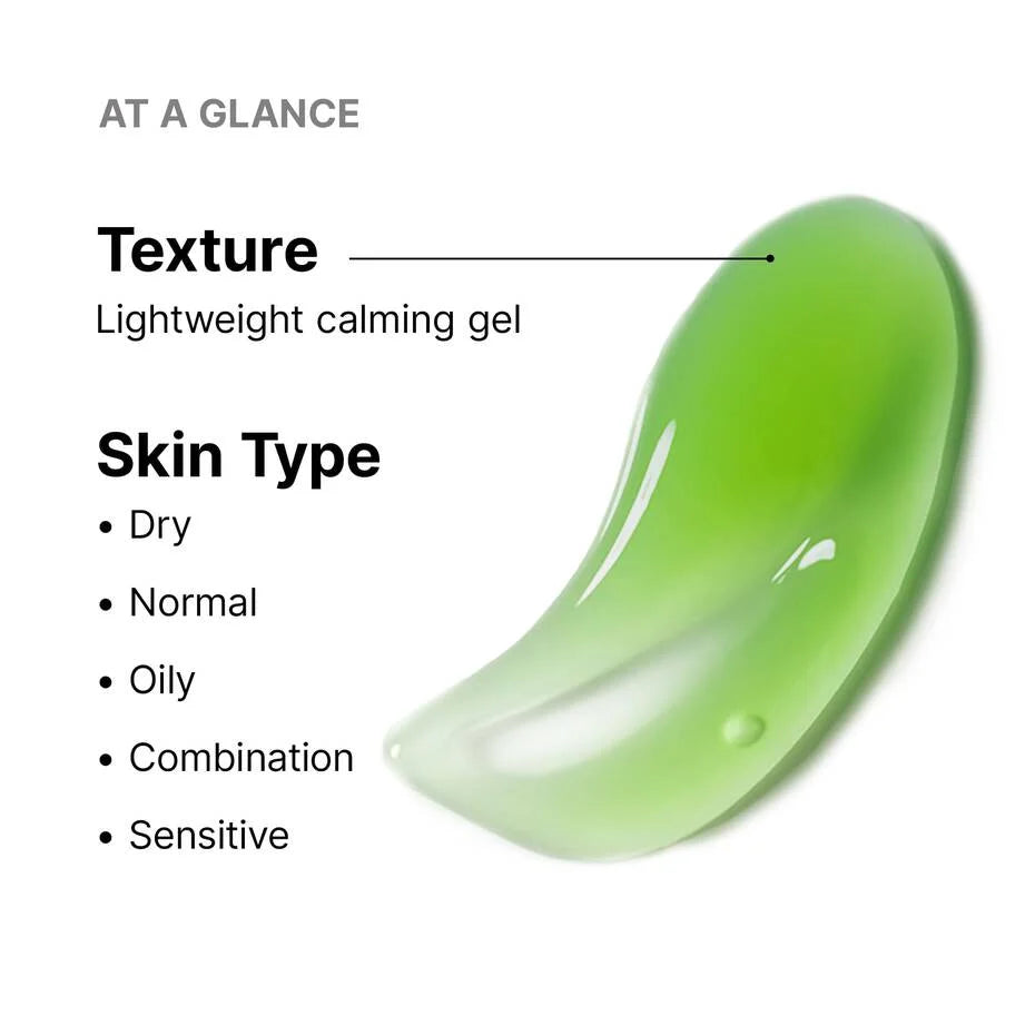 SkinCeuticals Phyto Corrective Masque green gel texture with skin type information.