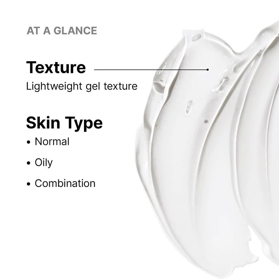 SkinCeuticals Simply Clean lightweight gel texture with skin type information.