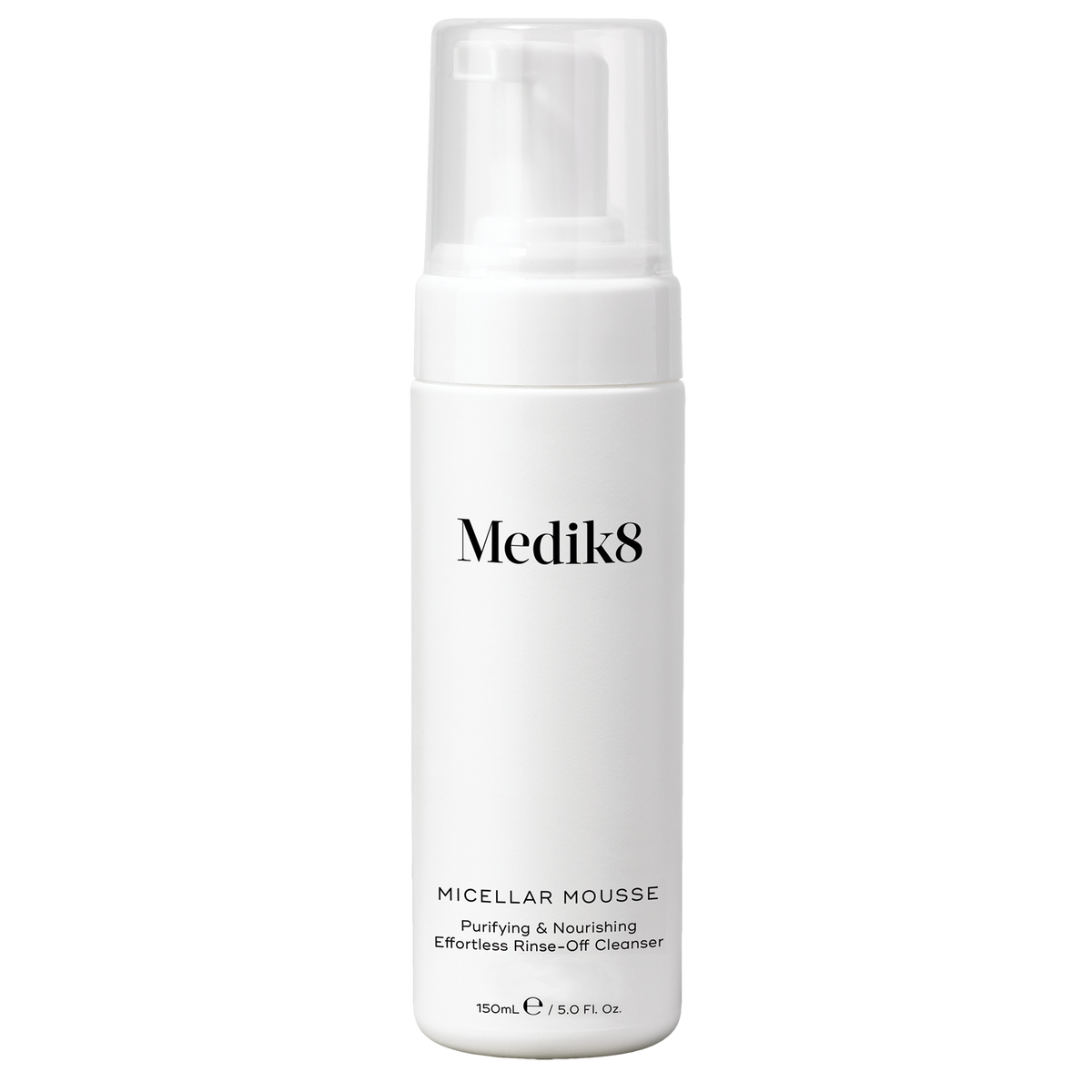 Medik8 Micellar Mousse 150ml, a gentle foaming micellar cleanser for all skin types