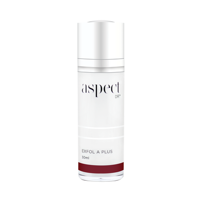 Aspect Dr Exfol A Plus 30ml retinol and lactic acid night serum — front of bottle