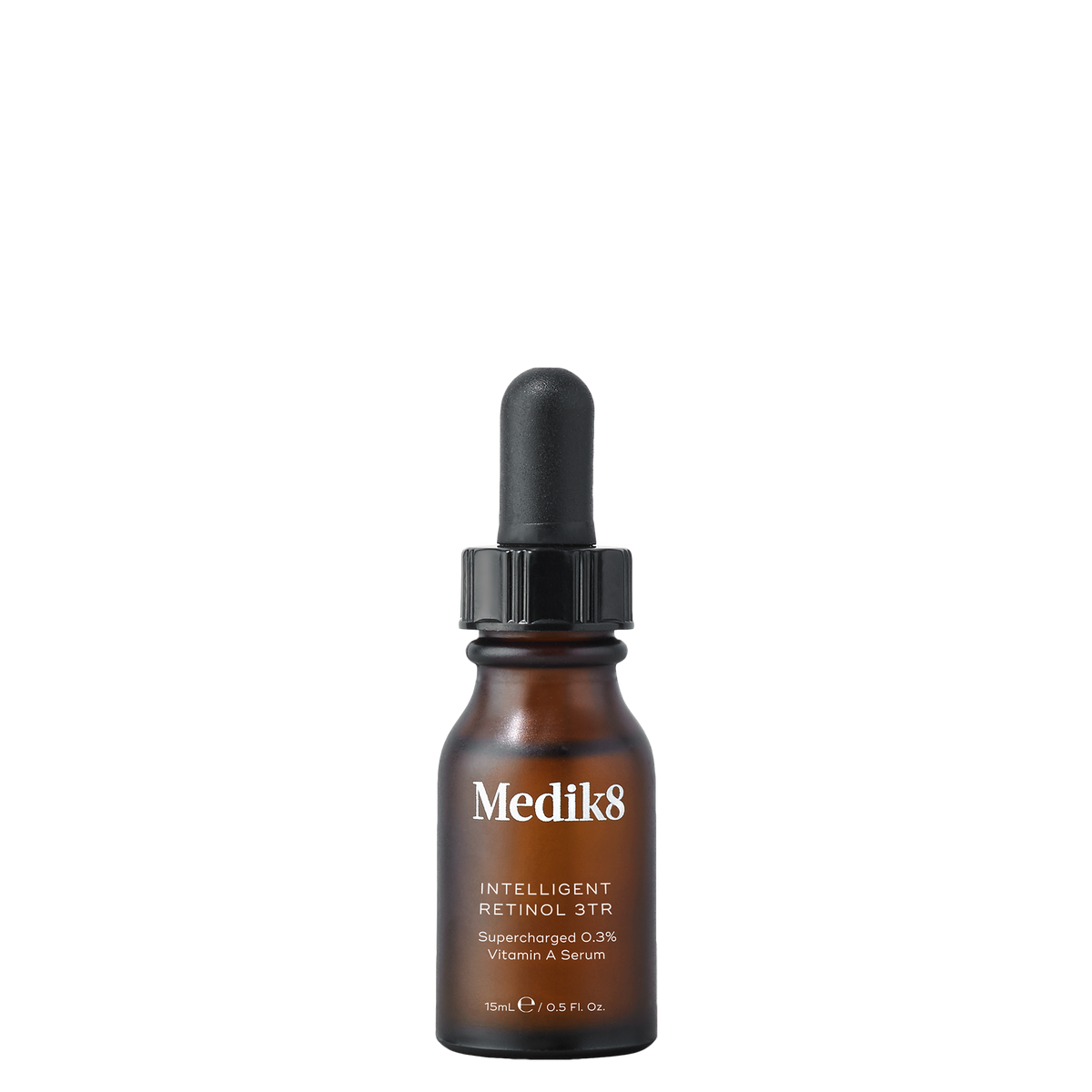 Medik8 Intelligent Retinol 3TR serum bottle on a white background
