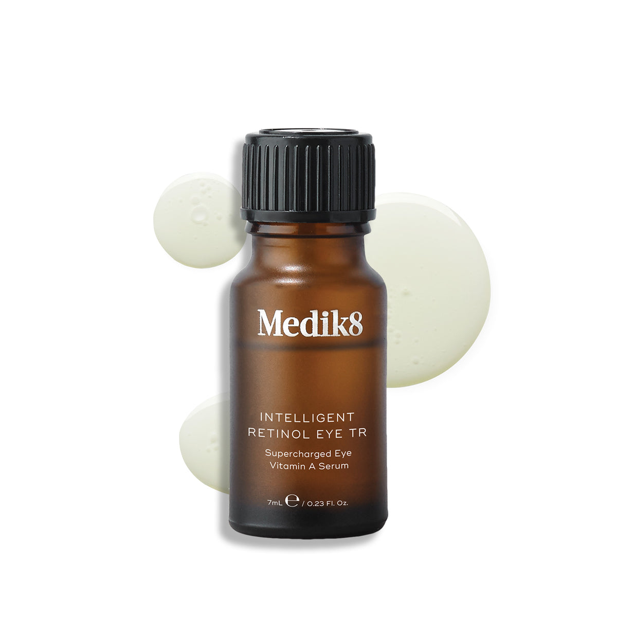 Medik8 Intelligent Retinol Eye TR serum in a styled product setting