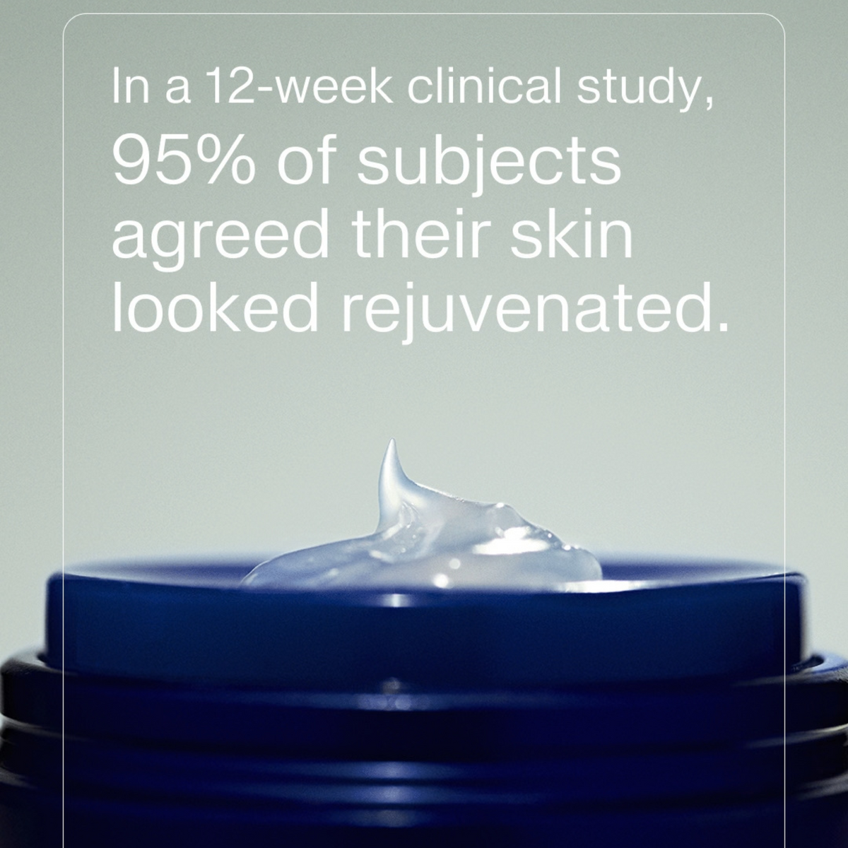 ZO Skin Health Growth Factor Serum clinical study graphic with product texture and 12-week results statement