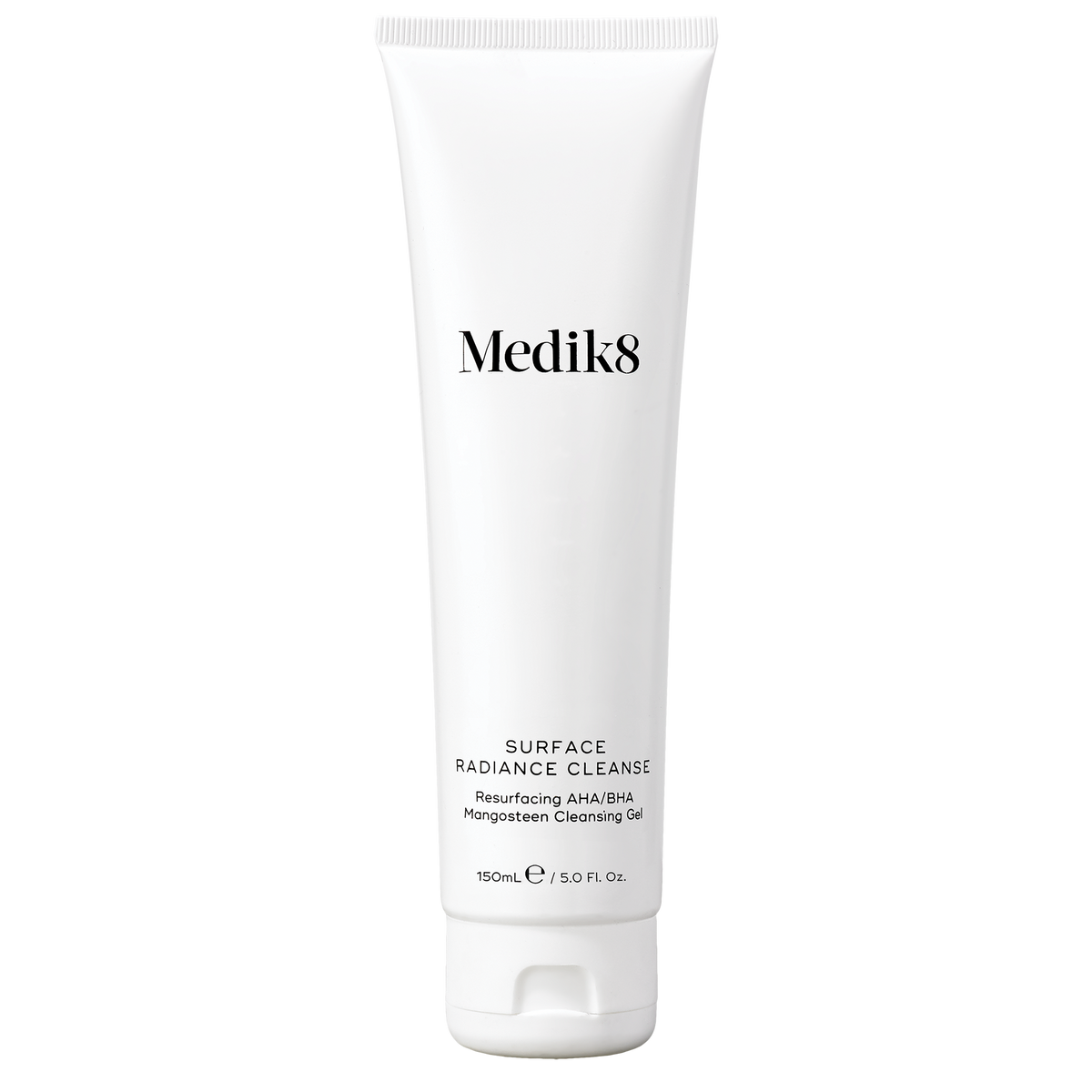 Medik8 Surface Radiance Cleanse 150ml, an AHA and BHA gel cleanser for smoother, brighter skin